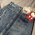 thumbnail image 3 of Hellokitty Sanrio-Falda vaquera Sexy para mujer, minifaldas ajustadas de Estilo Vintage informal, Kawaii, Y2K, Anime, Verano, 3 of 4