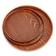 thumbnail image 3 of Ronda de Madera Natural Bandeja for Servir Placa de Madera Platos del alimento del té Server Agua Bebida Plato de 24 cm Amonsee NO, 3 of 6