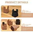 thumbnail image 3 of WEUVEB 4Ud Soportes Ajustables Para Patas De Muebles Compatibles Con Sofá Escritorio Color Negro, 3 of 8