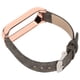 thumbnail image 5 of Correas de reloj con patrón de mezclilla Correas de muñeca retro de repuesto para Xiaomi Mi Band 6 NFC Estilo de hebillaDachshund gris Carcasa dorada, 5 of 10