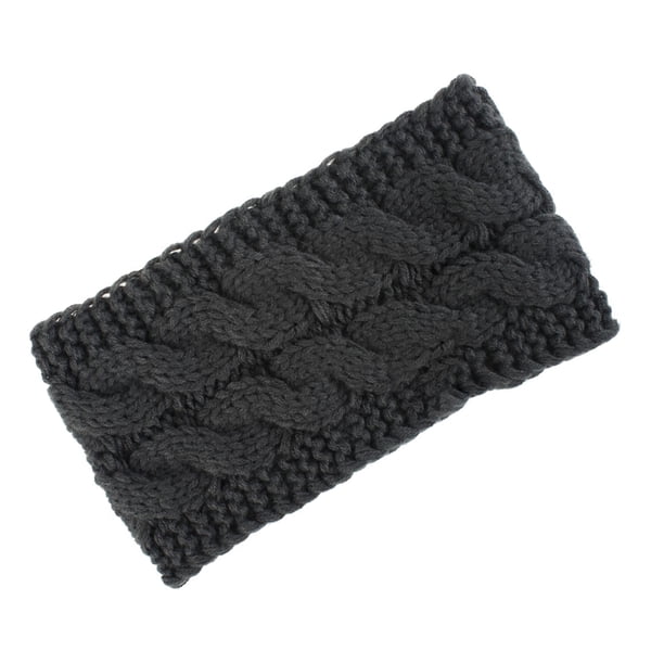 Qarigey Diademas de punto para invierno, cálidas, elásticas, anchas, a prueba de viento, gruesas, calentador de orejas, diadema, accesorio de moda, Type3 NO3 Qarigey AP009921-04