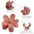 thumbnail image 3 of Hair Claw Clips 6PCS Flower Hair Clips Large Hair Clips Cute Claw Clips for Women Thick Hair, Hair Jaw Clips Big Dasiy Matte Hair Clips Non Slip Strong Hold for Women Thick Thin Hair, 3 of 5
