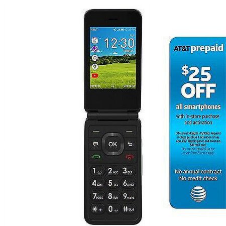 AT&T Prepaid Cingular Flex 2 (4GB) Smartphone - Classic Navy