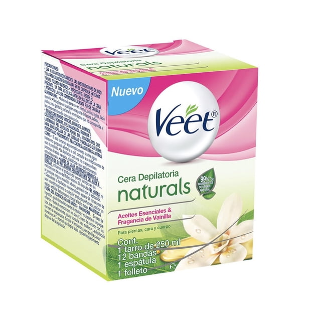 Veet Naturals Depilatorio Corporal En Cera Tarro De 250 M Veet Depilatorio