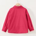 thumbnail image 5 of JAJAHO Boys Girls Button Down Shirt 4-12Y Kids Back To School Clothes Cotton Long Sleeve Lapel Shirts, 5 of 5