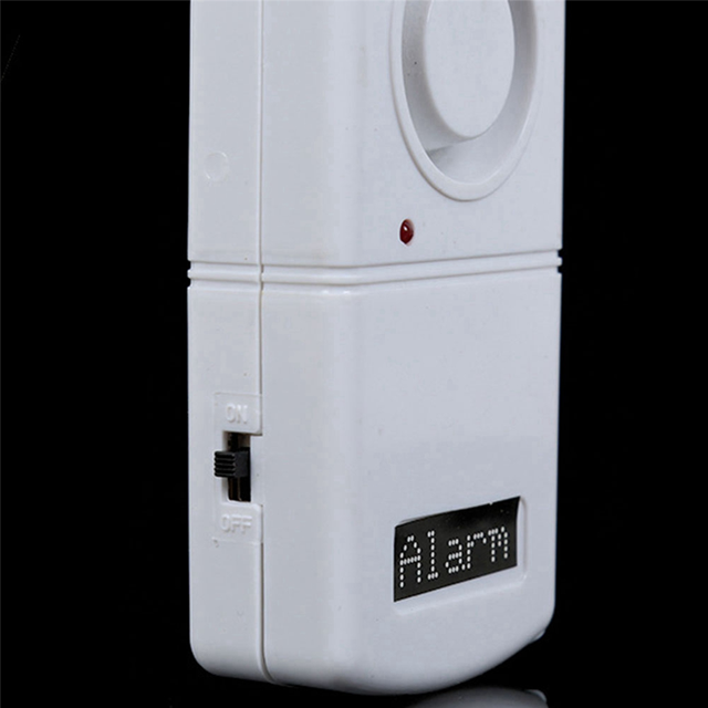 2X High Sensitive Vibration Detector Earthquake Alarms with LED Lighting Door Home Wireless Electric Car Alarm
