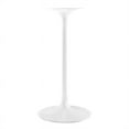 thumbnail image 3 of Modway Lippa 28" Round Modern Artificial Marble Bar Table in White, 3 of 9