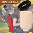 thumbnail image 2 of ACDANC Rubber Curry Comb with Handle, Horse Grooming Brush & Shampoo Brush for Dogs, Cats & Horses, Shedding Curry Comb for Short & Long Hair, Pet Bathing & Shower Supplies, 2 of 7