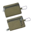 thumbnail image 3 of Water Resistant Travel Keychain Wallet, Minimalist Men Slim Zip Card Lanyard Wallet, Small Key Ring Wallet FOB Holder Keychain Credit Card Wallet for Men Teen Boys, 3 of 9