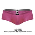 thumbnail image 4 of Xtremen Fashion Underwear 91234 Microfiber Trunks Color Fuchsia Size XL, 4 of 5