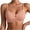 Pink, variant on qelini Wireless Push up Bra Plus Size for Women Lightly Lined Full Coverage T-Shirt Bra with Lift Support & Back Smoothing