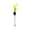 Yellow, variant on GumeshSolar Flower Lights Outdoor - Upgraded Realistic LED Solar Powered Waterproof Lights with 4 Roses, Solar Decorative Stake Light for Garden (Yellow)