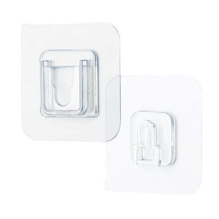 Self adhesive plastic wall mounted hanger removable tape hook