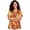 Bohemian Hippie Floral, variant on Medical Dental Prints Womens Scrub Tops Short Sleeve V Neck Scrub Shirt with Pockets Medical Nurse Uniforms Used for Pediatric Clinic, Medical Staff, Pet Esthetician Yellow 5X-Large