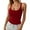 C-Wine73, variant on DHFJKG Women Spaghetti Strap Ribbed Tank Tops Slim Fitted Solid Color Camisole Basic Sleeveless Layering Shirts Classic Top