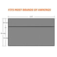 thumbnail image 4 of Pantalla de Sombra para Toldo de RV EXCELFU 17' x 9' con Cremallera, 4 of 6