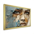 thumbnail image 4 of Designart "Collage Of An African Woman With Paint I" African American Art Picture Framed Wall Art Prints, 4 of 5