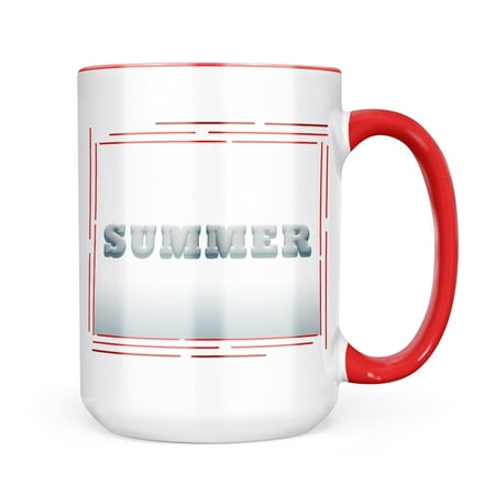 

Neonblond Summer Snow Ball Winter Time Mug gift for Coffee Tea lovers