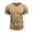 Khaki, variant on FRSASU Men's Casual Cotton T-Shirts V Neck Fashion Casual Short Sleeve Gym Athletics T-Shirts Pink