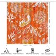 thumbnail image 2 of Bathroom Shower Curtain Sets with Rugs, Mustard Yellow Leaf Branch Pattern Printed on Bathroom Shower Curtain Sets with Rugs, Perfect for Bathroom Hotel Dorm Spa Home, 72 x 72 inches, 2 of 8