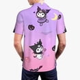 thumbnail image 2 of Saiise Sanrio Ab Mens Golf Shirt Moisture Wicking Dry Fit Mens Polo Shirts Dry Fit Performance Men's Golf Shirts Regular Fit Fashion Print, 2 of 7