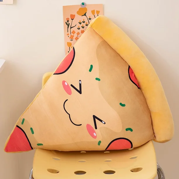 Juguete de Pizza de peluche suave almohada con forma de comida emulativa unica cojin de siesta para sofa y coche 45 55 65cm Bodega Aurrera en linea