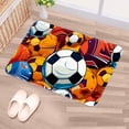 thumbnail image 5 of Football Non-Slip Polyester Game Mat Kitchen Rugs Door Mat Machine Washable, 5 of 6