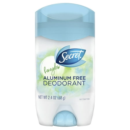 Secret Aluminum Free Deodorant Honeydew 2.4 oz (Best Deodorant Without Aluminum)