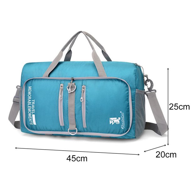 Bolsa De Viaje Plegable Bolsa de fitness impermeable portátil, correa de hombro ajustable de nailon, regalos para hombres y mujeres Hugtrwg Para Estrenar