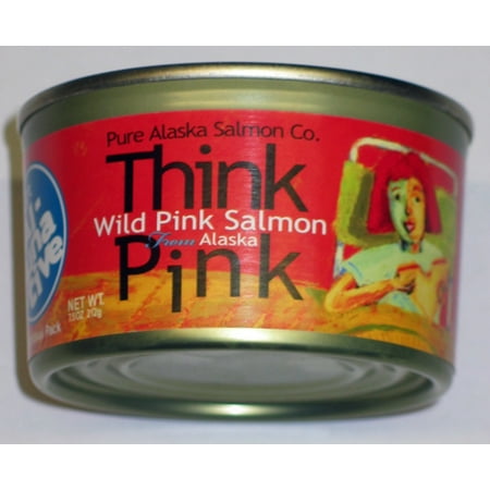 Pure Alaska Salmon Co. Think Pink Wild Pink Salmon, 7.5 oz
