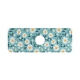 thumbnail image 2 of Faucet Mat for Kitchen Sink 15'' Sink Splash Guard Mat Super Absorbent Fast Drying Drain Pad Cute Adorable Daisies and Leaves, 2 of 9