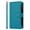 Lake blue, variant on Case for Samsung Note 10 Classic Leather Phone Case with Detachable Wrist Strap Zipper Pocket Card Holder Kickstand Support Wireless Charging Shockproof Cover