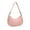 Pink, variant on JUYGO Womens Bag High-end Western Style Shoulder Handbag Summer New Contrast Color Crescent Saddle Bag