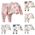 thumbnail image 2 of Toddler Baby Boy Summer Clothes Letter Print Short Sleeve Shirt Tops and Shorts Set Summer Outfit 6-12Months, 2 of 9