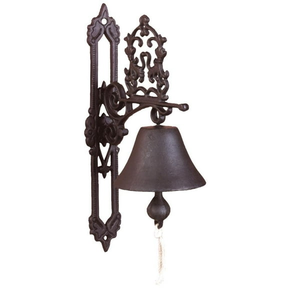 Esschert Design Classic Style Antique Cast Iron Doorbell, Brown