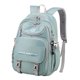 thumbnail image 1 of Mochilas para niñas Mochila impermeable Simple Asa superior Durable Portátil Mochila informal Mochilas para viajes de senderismo Compras de negocios Azul Sunnimix Mochila de color sólido, 1 of 8