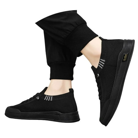 Mepaouo Sneakers Men Casual Flat Walking Shoes Comfortable Lightweight Versatile Dress Shoes