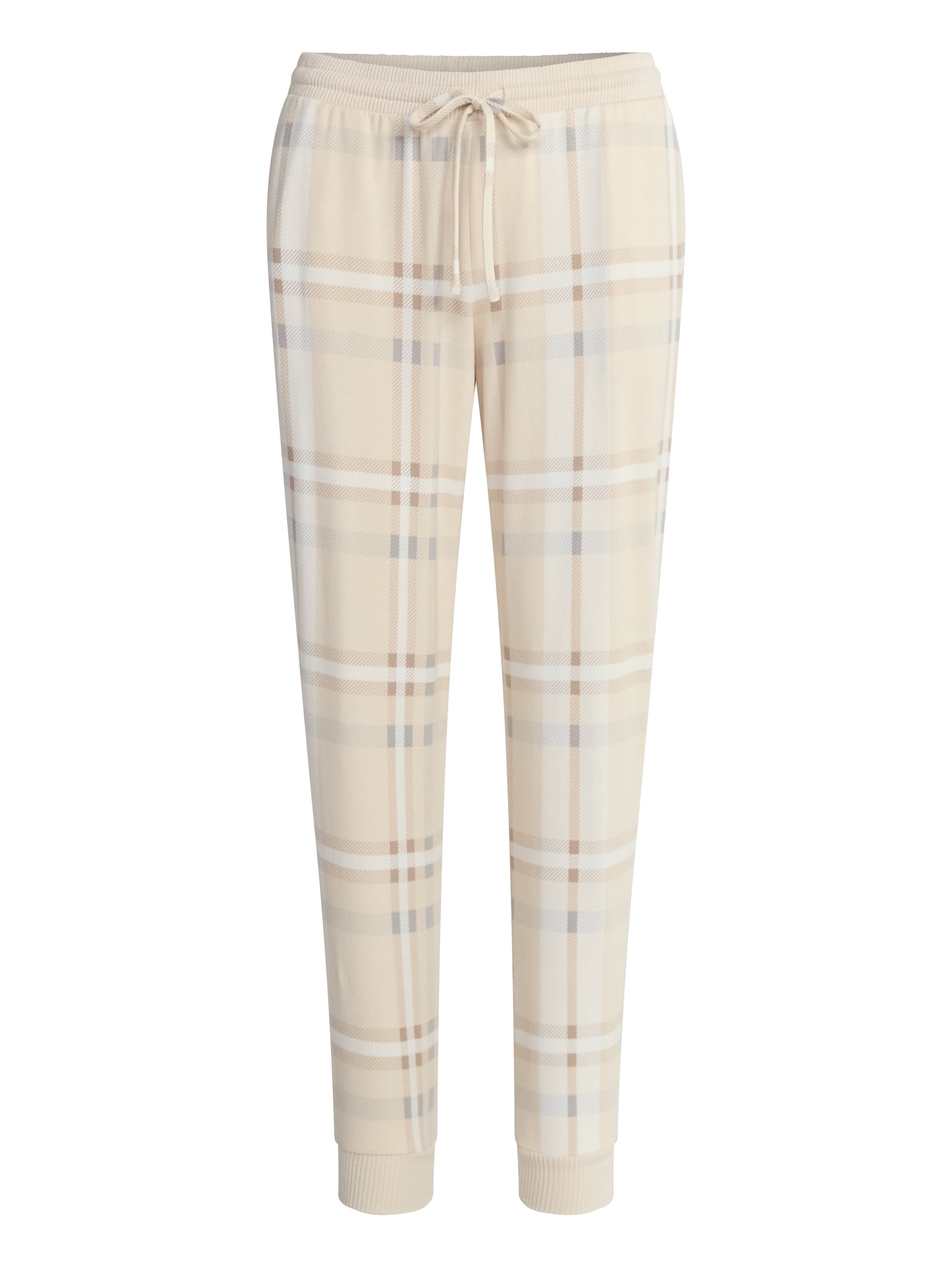 Joyspun Women's Cozy Lounge Collection Hacci Knit Sleep Joggers, 29'' Inseam, Sizes XS-3X