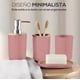 thumbnail image 4 of Accesorios de Baño Set de 4 Piezas con Detalles de Bambu Modelo Rosa, 4 of 4