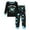 Black221, variant on ANINEO Boys Girls Shirts Pants Cartoon Pattern Kids O-Neck 2 Piece Pj's Long Sleeve Sleep Tops Pants Clothes Set Outfits Lovely Child Clothes Sets