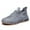 Grey, variant on Mens White Sneakers Casual Comfy Lightweight Wide Toe Box Flats Mens Tennis Shoes Breathable Sock Shoe Mesh Tennis Run Sneakers