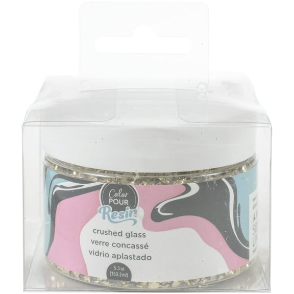 American Crafts Color Pour Resin Mix-Ins-Faux Gold Crushed Glass