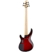 Yamaha TRBX605FM 5-String Electric Bass Guitar - Dark Red Burst