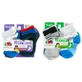 thumbnail image 4 of Fruit of the Loom Baby and Toddler Boy Low Cut and Ankle Socks, 20-Pack, Size 6M-5T, 4 of 11