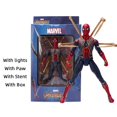 thumbnail image 1 of Figuras de acción de Marvel Legends, figuras de Spiderman de 7 pulgadas con luz, modelo de Spider-Man, juguete de superhéroe de Disney, regalo para niños, Figma Fivean unisex, 1 of 2