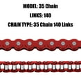 thumbnail image 5 of Red 35 Chain Compatible with Mini Bike Coleman CT100U CC100X Baja DB30 Motovox MBX10 MBX11 Predator 79cc 97cc 100cc Mega Moto MM-B80 Powersports Parts 140 Link 35 Chain Breaker, 5 of 9