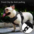 thumbnail image 2 of No Pull Dog Harness Front Clip Heavy Duty Reflective Easy Control Handle for Large Dog Walking(Black,M), 2 of 17