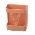 thumbnail image 1 of Soporte de enchufe de rack de almacenamiento de control remoto montado en la pared sin perforaciones (naranja) Likrtyny Para estrenar, 1 of 8