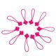 thumbnail image 5 of 10 Piezas de Cremallera de Clip Antideslizante de Flor para Reparación de Cremallera para Chaqueta Maleta Rosado, 5 of 6