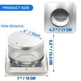 thumbnail image 1 of MYG Stainless Steel 4-Sided Pyramid Heater Replace Emitter Screen And Base For Patio, 1 of 9